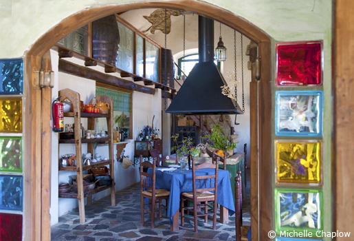 Caserio Caserio Ananda serves hearty food cooked using their own home-grown veg. The restaurant is in an old cargo shed. © Michelle Chaplow .