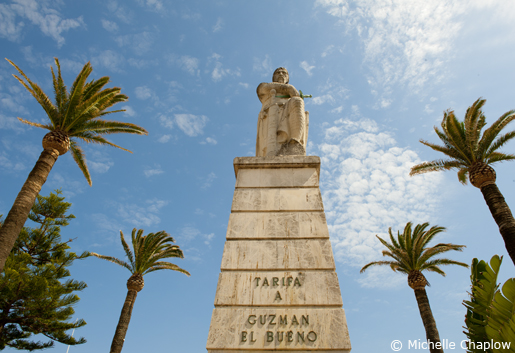 In 1295 Guzman El Bueno defended Tarifa town against the invading Moors.. © Michelle Chaplow In 1295 Guzman El Bueno defended Tarifa town against the invading Moors.. © Michelle Chaplow
