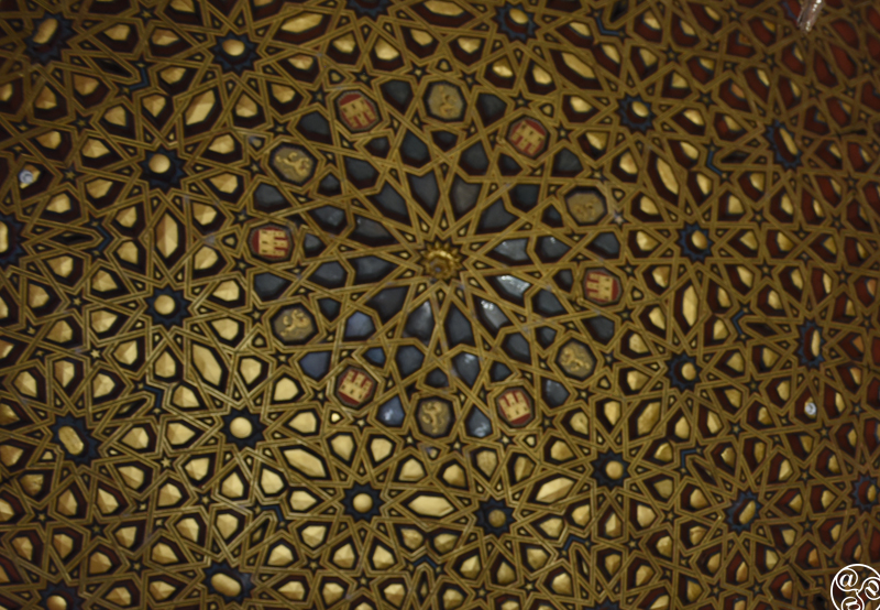 The stunning gold ceiling of the Alcazar ©Sophie Carefull The stunning gold ceiling of the Alcazar ©Sophie Carefull