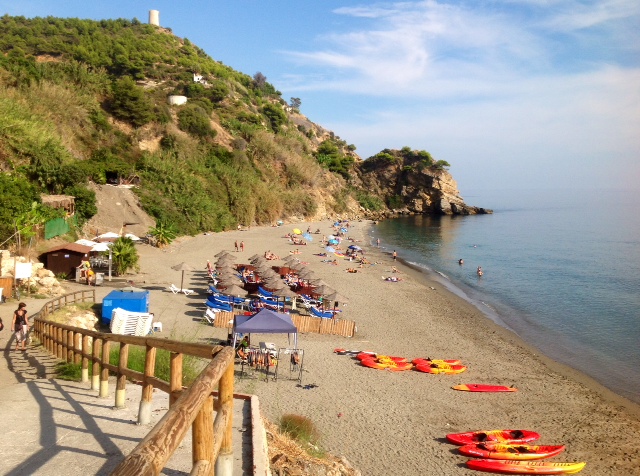 Maro beach is widely considered one of the best beaches in Andalucia. © andalucia.com  