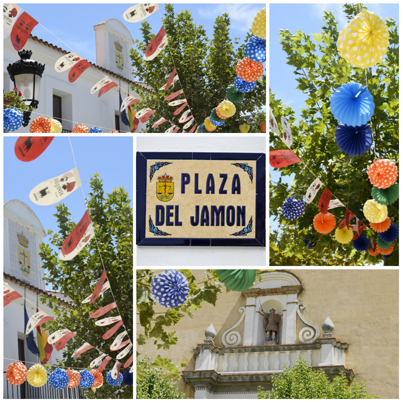 The Plaza del Jamon, during the Feria del Jamon The Plaza del Jamon, during the Feria del Jamon ©Michelle Chaplow