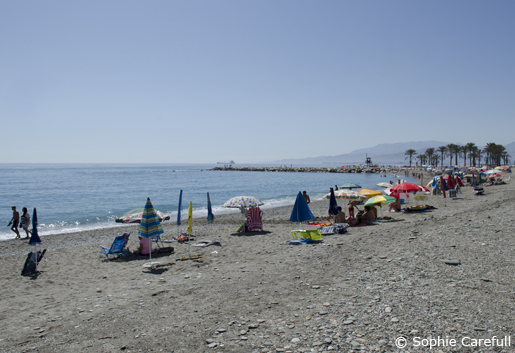 Torrenueva is great for families as the water is not too deep. © Sophie Carefull Torrenueva is great for families as the water is not too deep. © Sophie Carefull