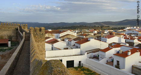 Views from the castle of Cumbres Mayores © Michelle Chaplow