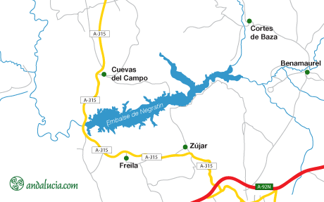 Cuevas del Campo maps