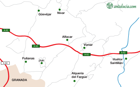 Güevéjar maps