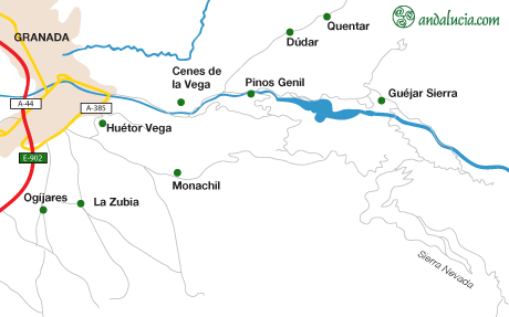 Húetor Vega maps