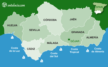 Gójar maps