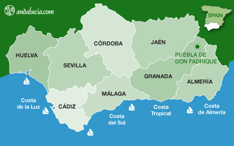 Puebla de Don Fadrique maps