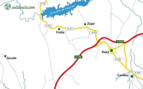 Zújar maps