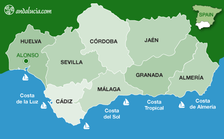 huelva maps