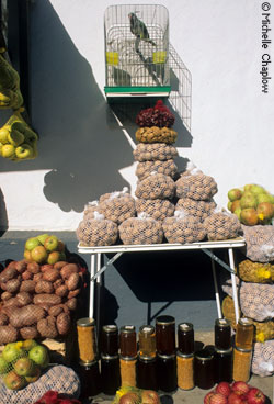 Organic products on sale in the Sierra de Aracena © Michelle Chaplow Organic products on sale in the Sierra de Aracena © Michelle Chaplow