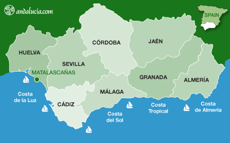 huelva maps