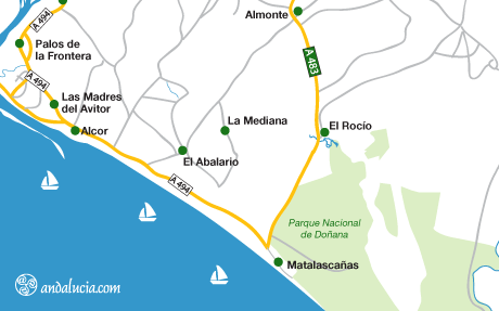 huelva maps