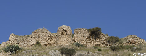 Ruins of the old Moorish castle of Cártama.