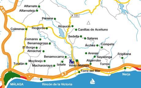 Karta Nerja Spanien | Karta 2020