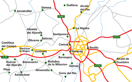 Albaida del Aljarafe map