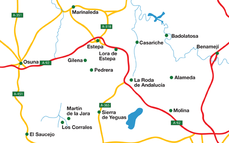 Casariche map