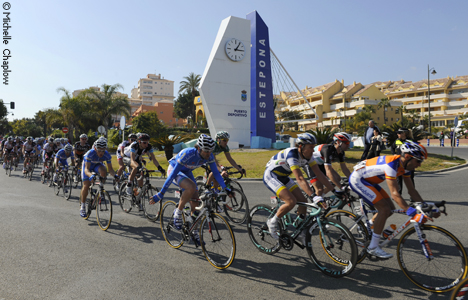 © Michelle Chaplow Vuelta de Andalucia 2012 passed through Estepona port © Michelle Chaplow Vuelta de Andalucia 2012 passed through Estepona port