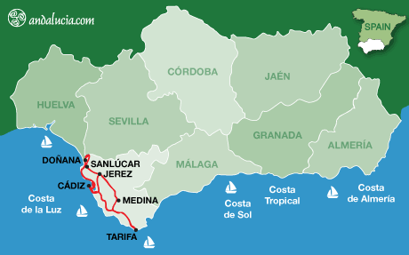 Car Hire Itineraries from Jerez Airport to inland hilltowns Car Hire Itineraries from Jerez Airport to inland hilltowns