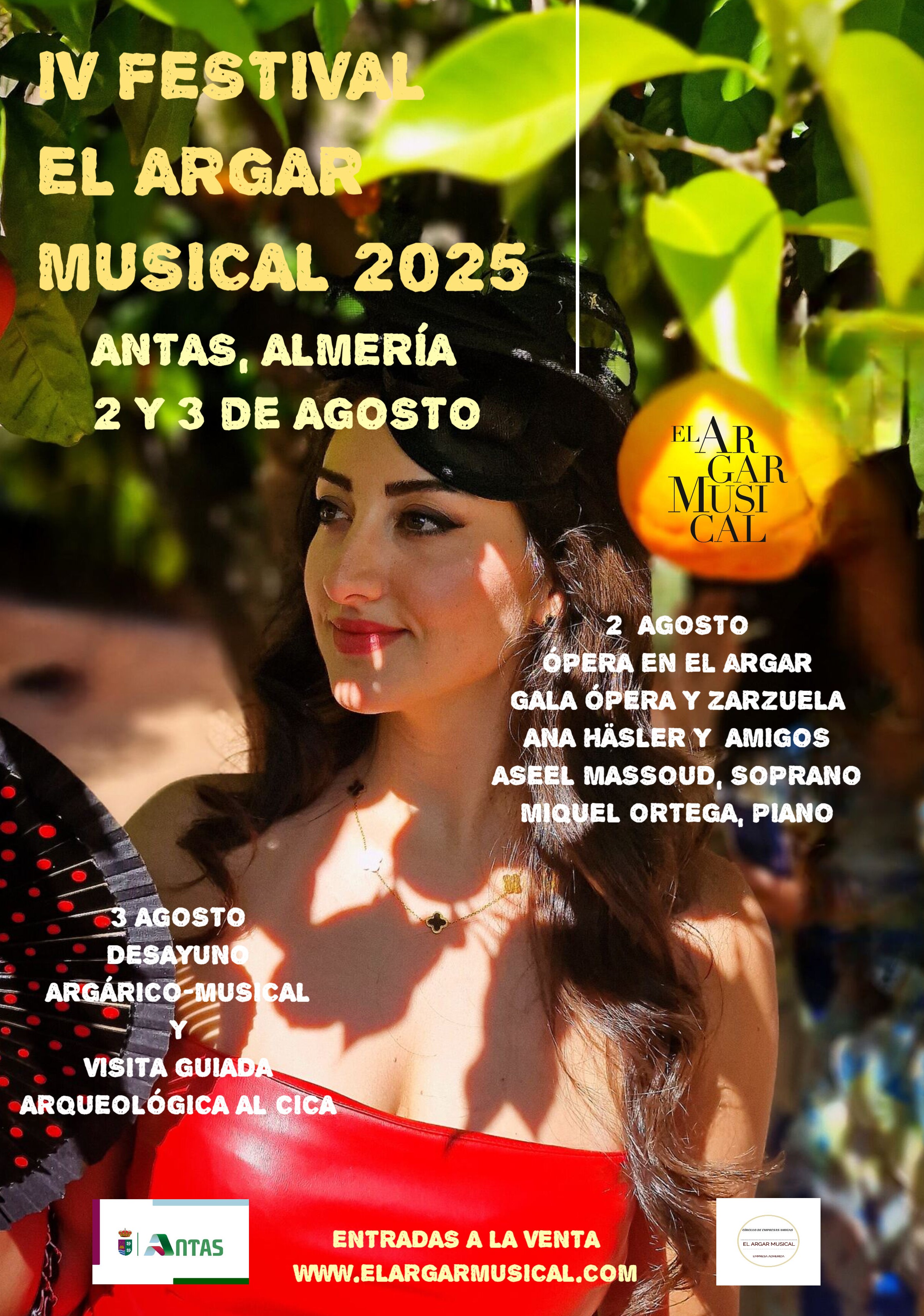 El Argar Musical Festival - Fourth edition - 2nd &amp; 3rd August 2025