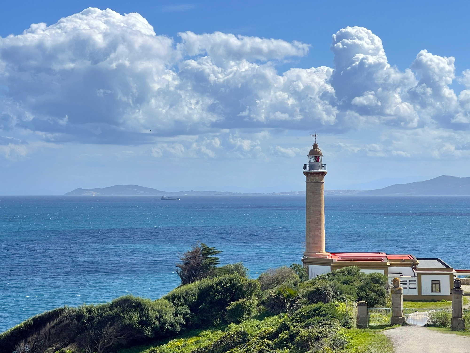 Punto Carnero and the Lighthouse on the headland west of Getares the district of Algeciras © Michelle Chaplow