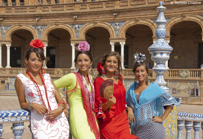 All the fun of the April Spring Fair - Feria de Abril © Michelle Chaplow