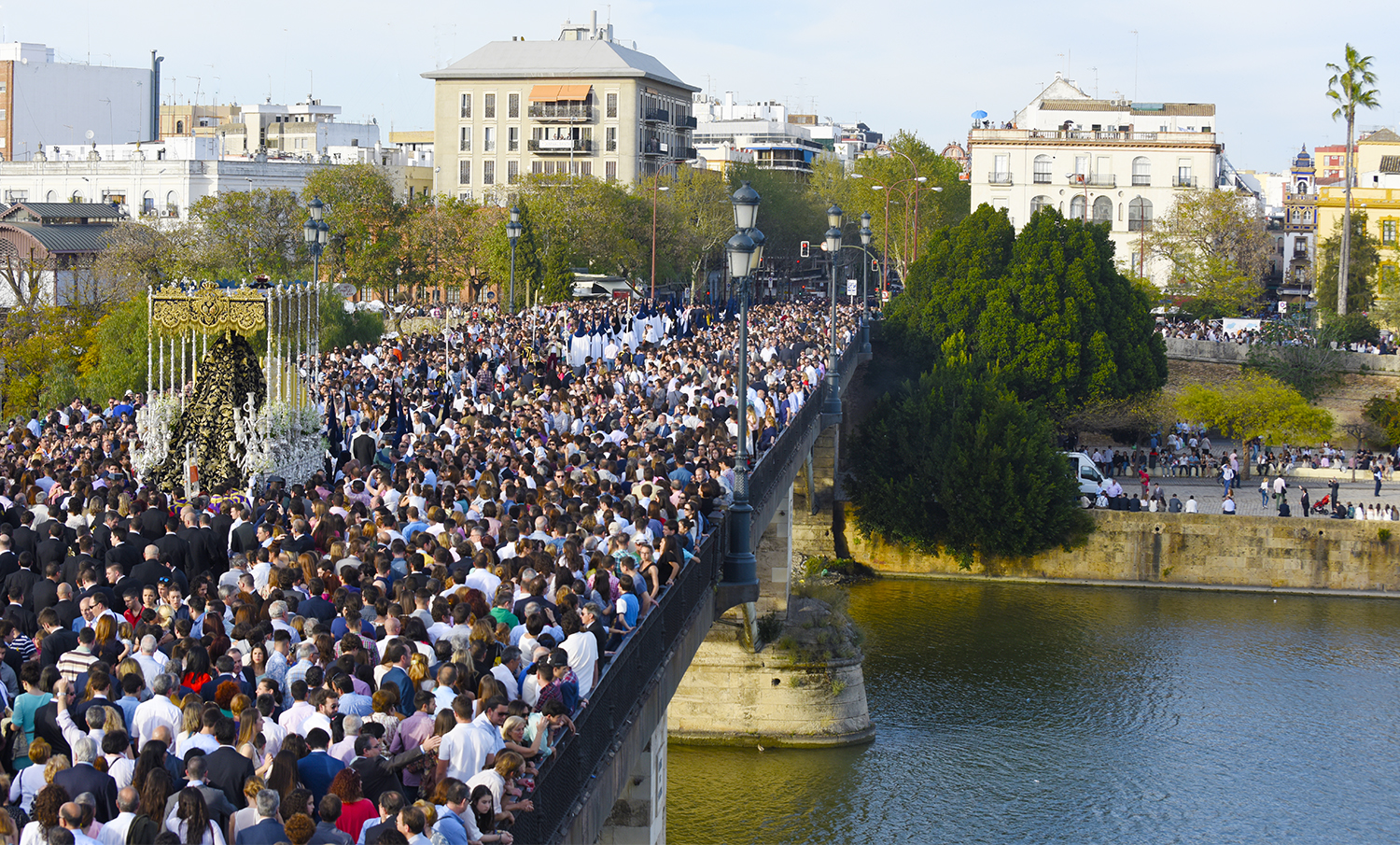 April is a month of celebrations on Seville with Semana Santa and The Spring Fair, unless of course one the Feria falls in May!© Michelle Chaplow