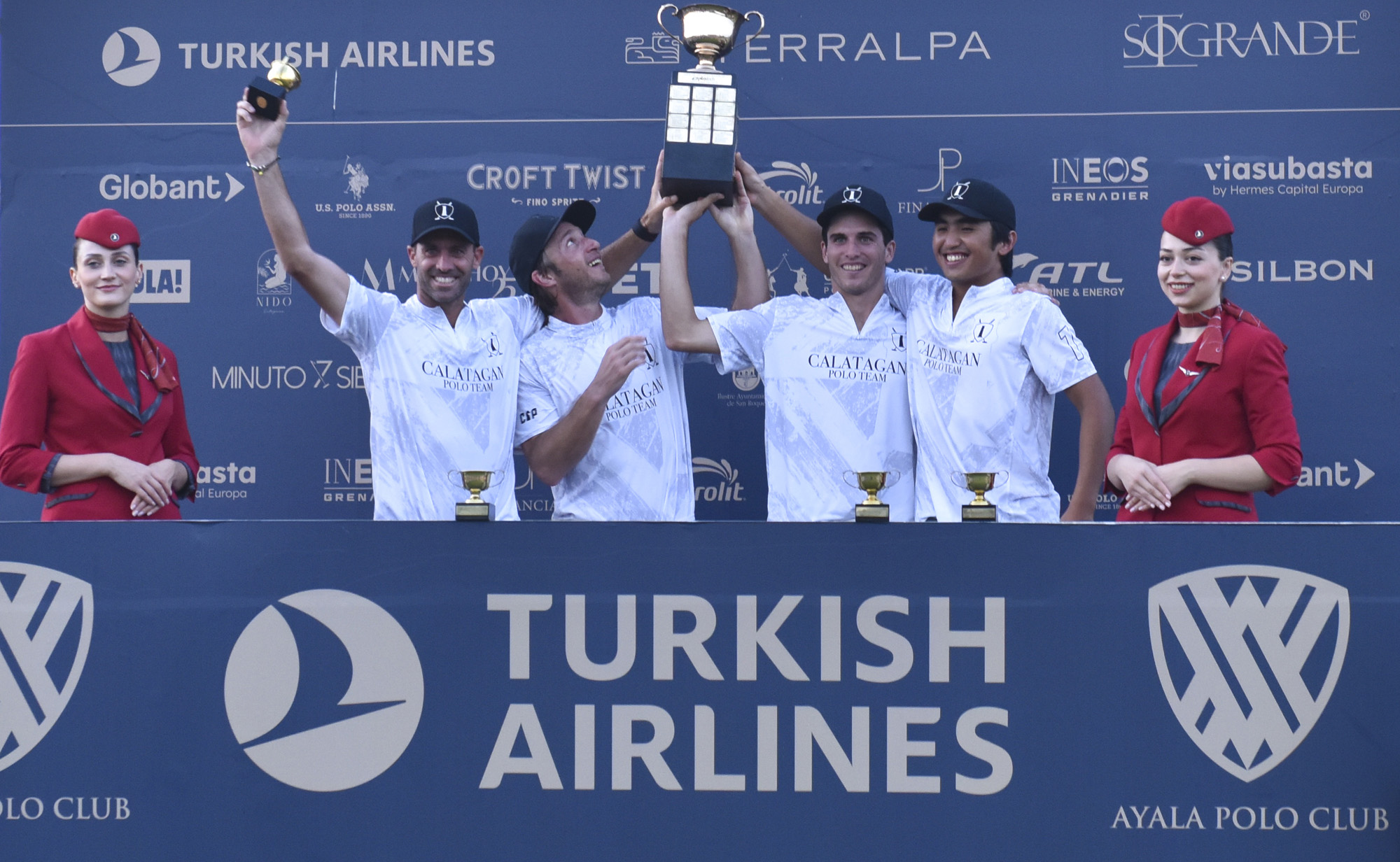 Team Calatagan winners of the 2024 Final Copa de Oro Turkish Airlines High Handicap © Michelle Chaplow