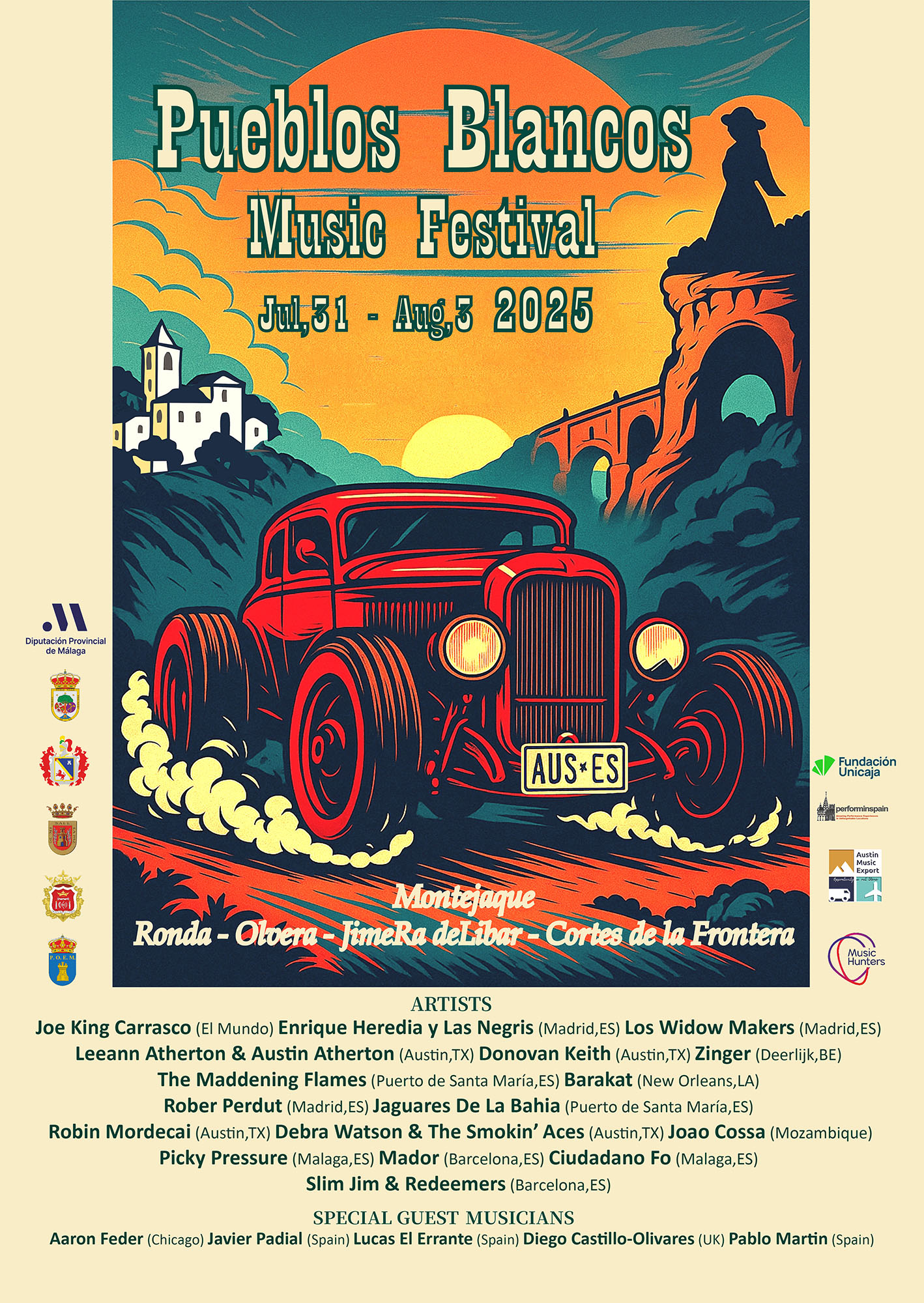 Pueblos Blancos Grassroots Music Festival 2025