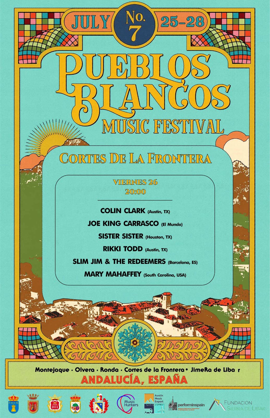 Pueblos Blancos Music Festival 2024 - Cortes de la Frontera  line up