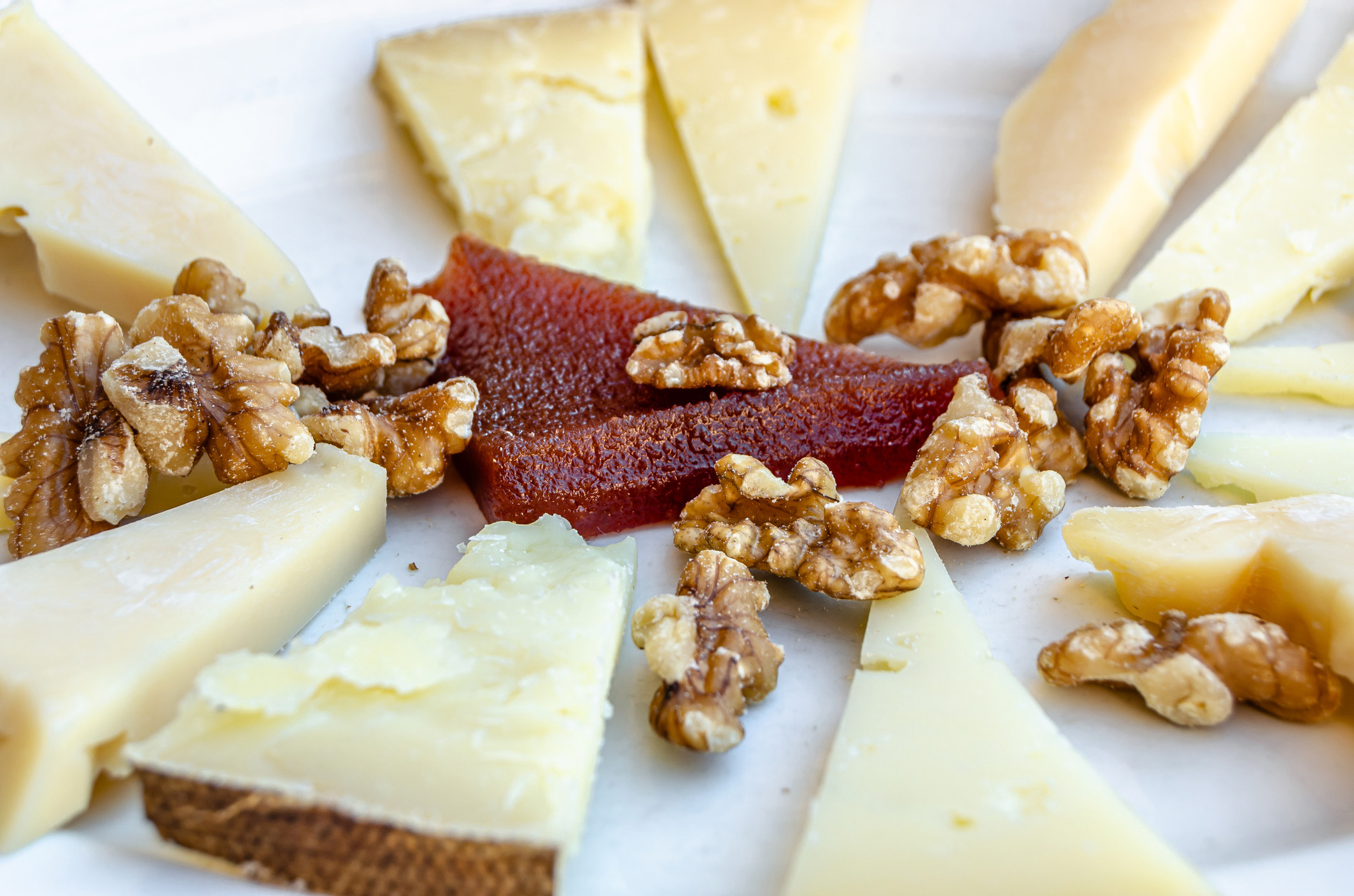 This Spanish delicacy of quince Jelly can be served with a wide variety of local cheeses © stock