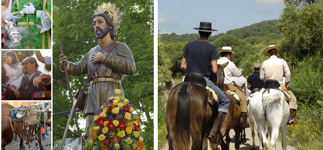 The San Isidro procession is led by agricultural floats and ends with the saint himself © Sophie Carefull &amp; Michelle Chaplow