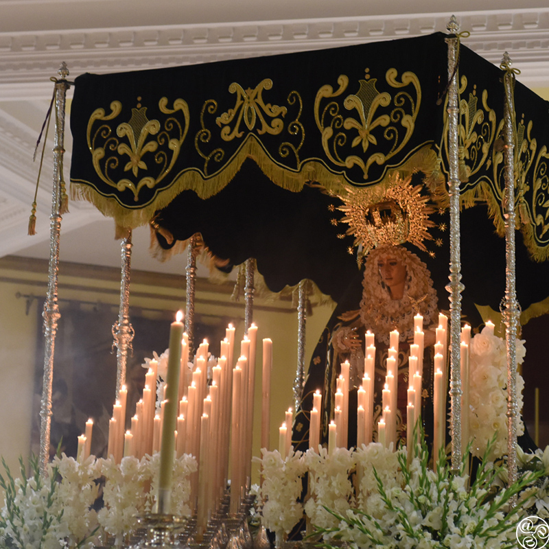 Holy week in Estepona. Our lady of Hope / Virgen de la Ezperanza ©Michelle Chaplow