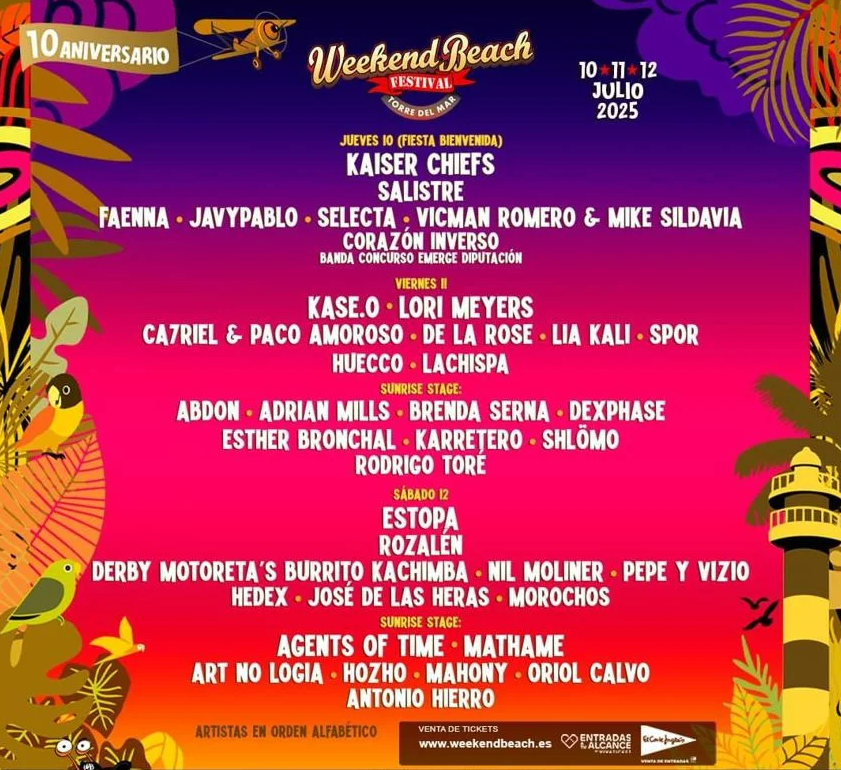 Weekend Beach Festival Torre del Mar