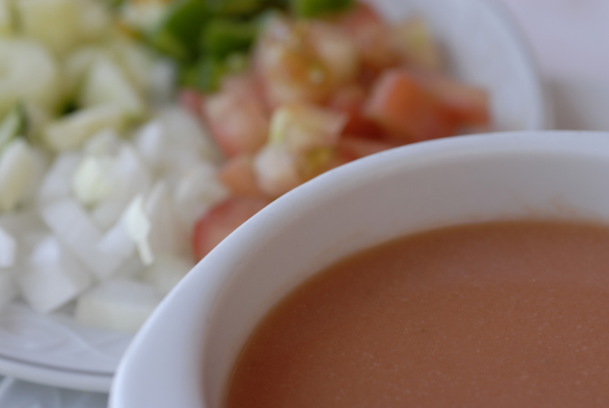 Summer just isn´t summer without gazpacho copyright Michelle Chaplow 