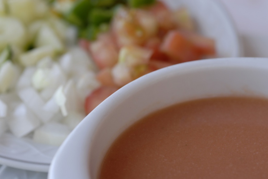 Summer just isn´t summer without gazpacho copyright Michelle Chaplow 