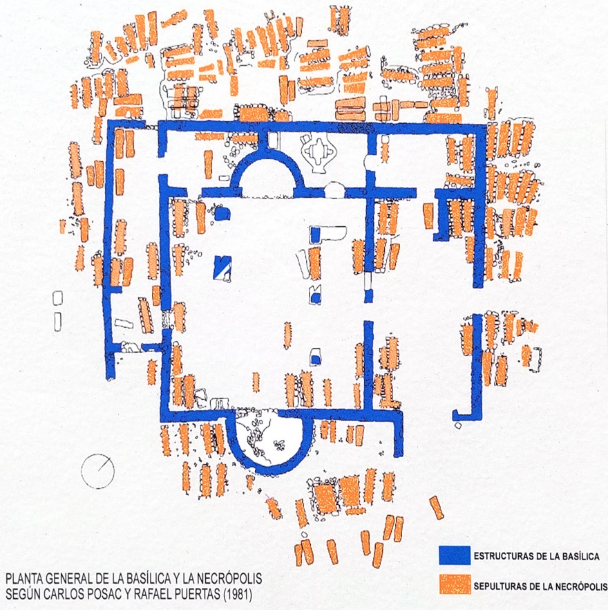 Layout plan, Basilica del Mar and Necropolis