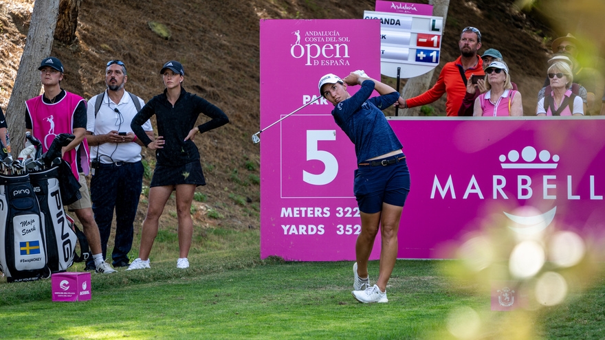 Carlota Ciganda, Day 1 Andalucía Costa del Sol Open de España 2022 © Andres Lopez Sheridan