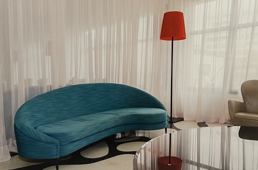 Parr beautifully capturing the Mediterranean light in the Hotel Pez Espada, Torremolinos