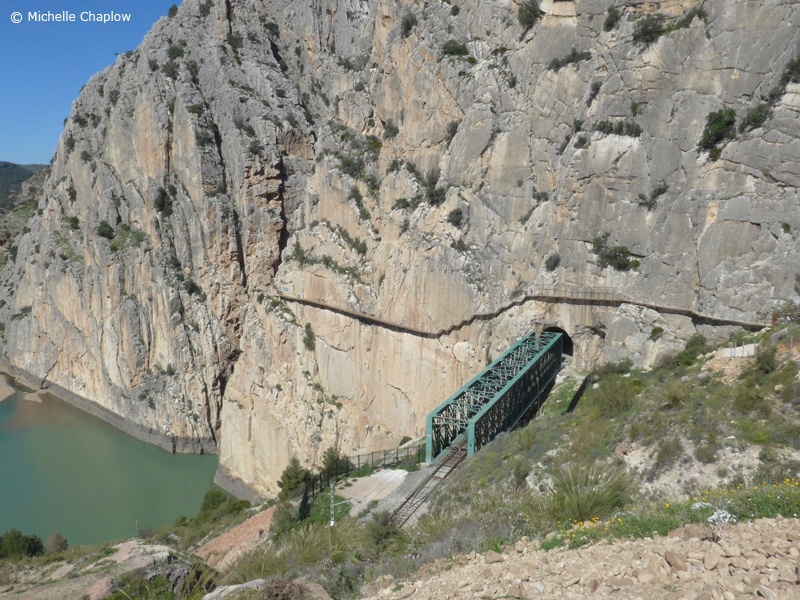 The South Entrance, check out this cliff hanger walkway © Michelle Chaplow