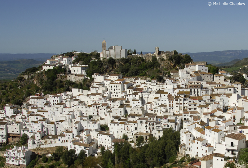 Casares is in a dramatic position on the edge of a cliff © Michelle Chaplow