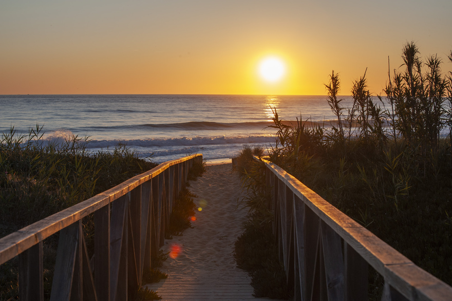 Sunsets that are good for the soul in El Palmar © Michelle Chaplow
