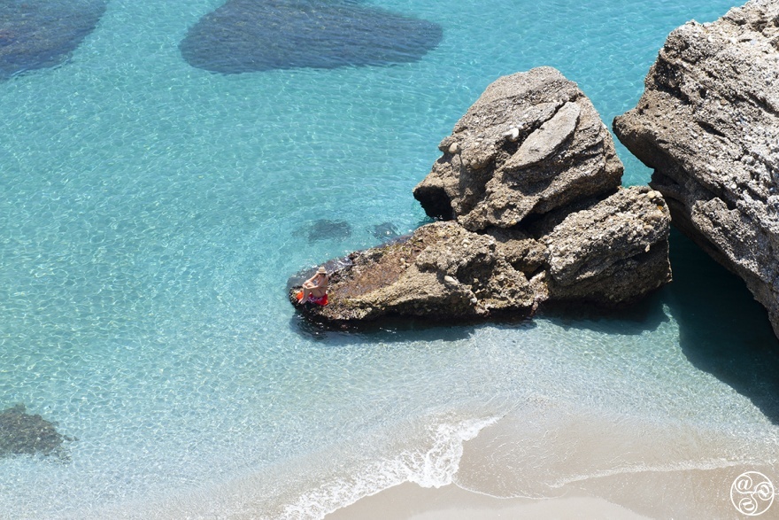 The Beaches of Nerja are one of the towns´s biggest assets, the crystal clear waters and rocky outcrops © Michelle Chaplow