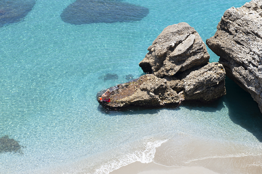 Crystal clear waters in Nerja  © Michelle Chaplow