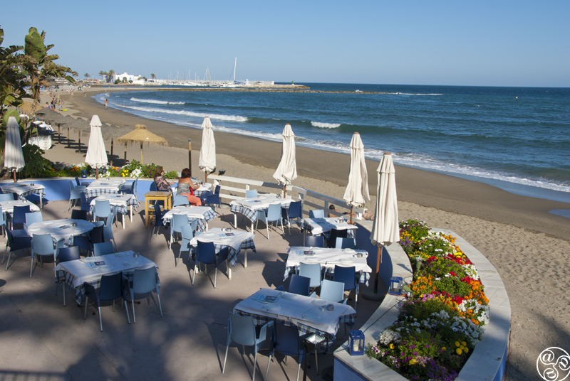 Dine on the waterfront in Marbella. © Michelle Chaplow