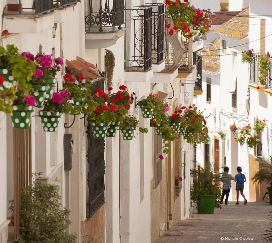 Stroll around the flower laden, villages of Andalucia  © Michelle Chaplow