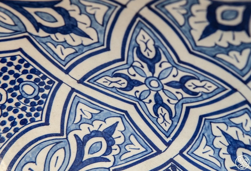 Traditional blue and white ceramics  © Michelle Chaplow