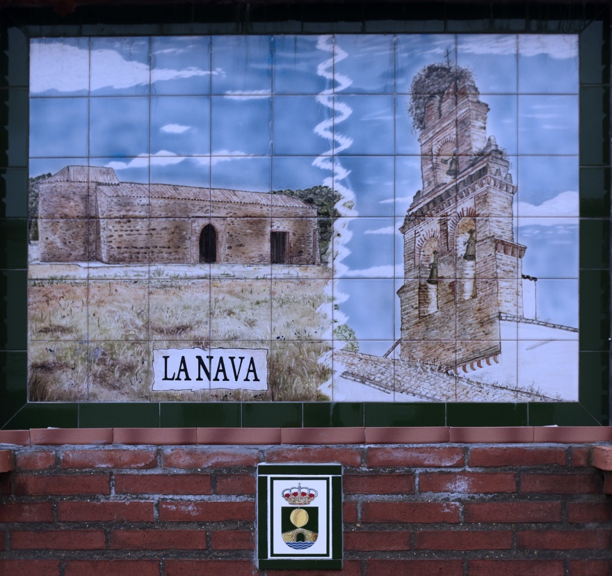 Ceramic tiles depicting La Nava