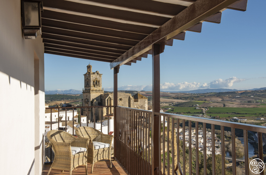 The private balconies of the Arcos de la Frontera Parador © Michelle Chaplow
