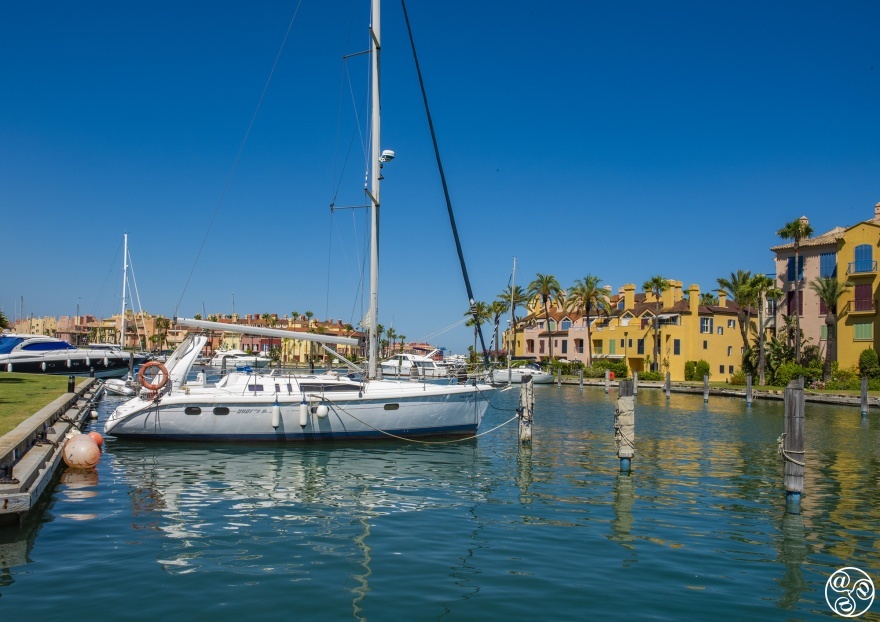 Sotogrande is known for its Mediterranean pastels and attractive architecture  © Michelle Chaplow